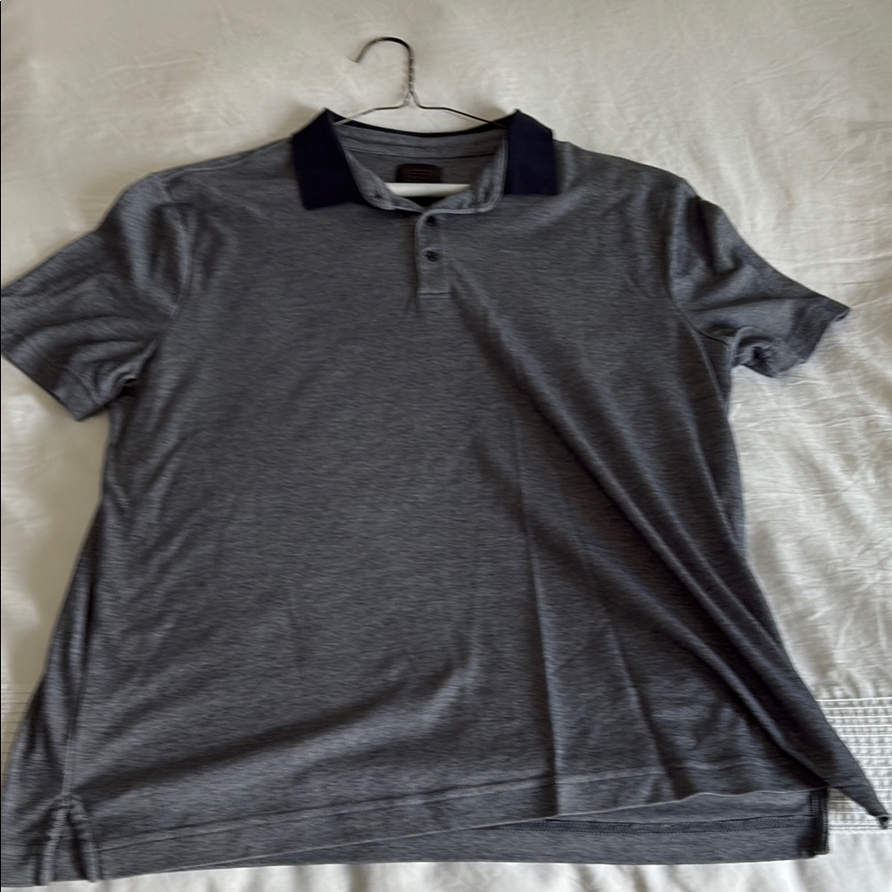 14th & Union Gray Polo Shirt Classic Design